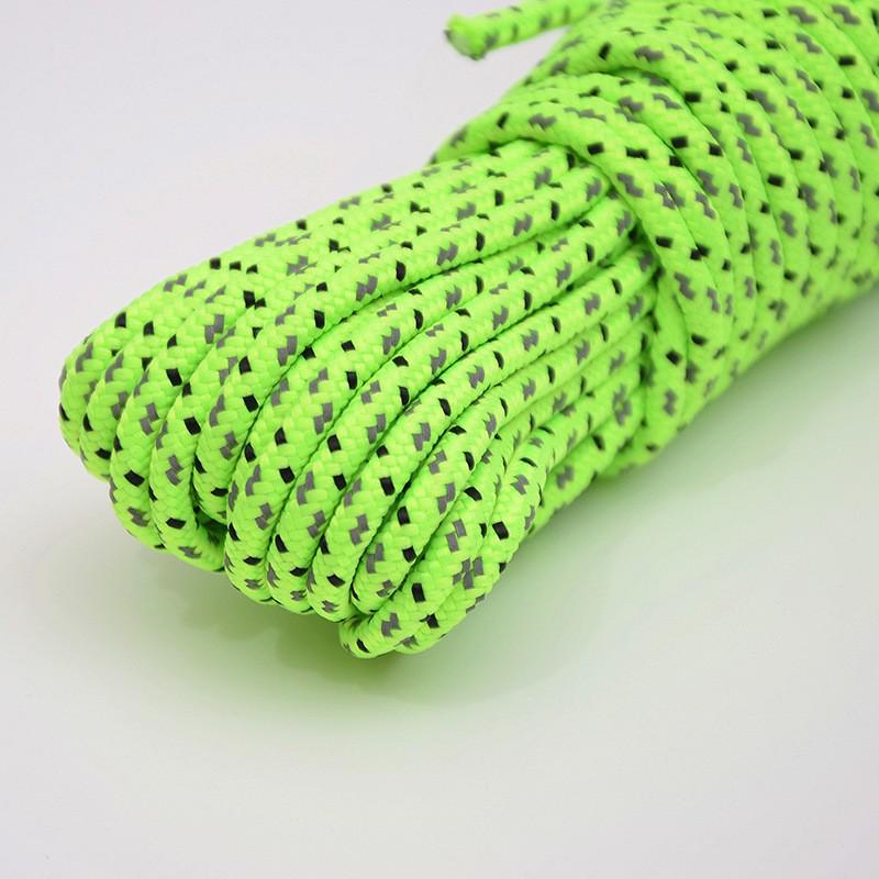 20m Reflective Windproof Rope 4mm for Tarp, Tent, and Camping