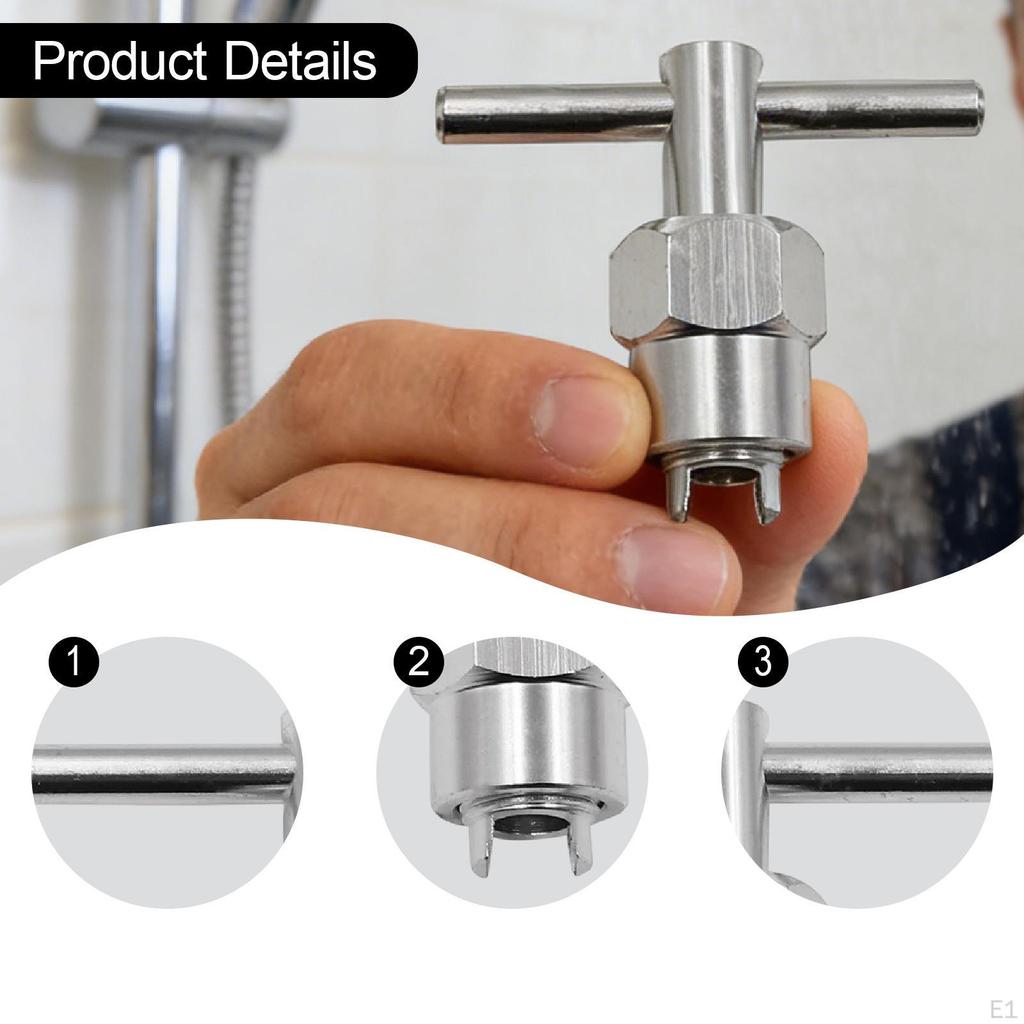 Puller Tool Replacement Comfortable Handle Shower Faucet Valve Core Single Use Professional