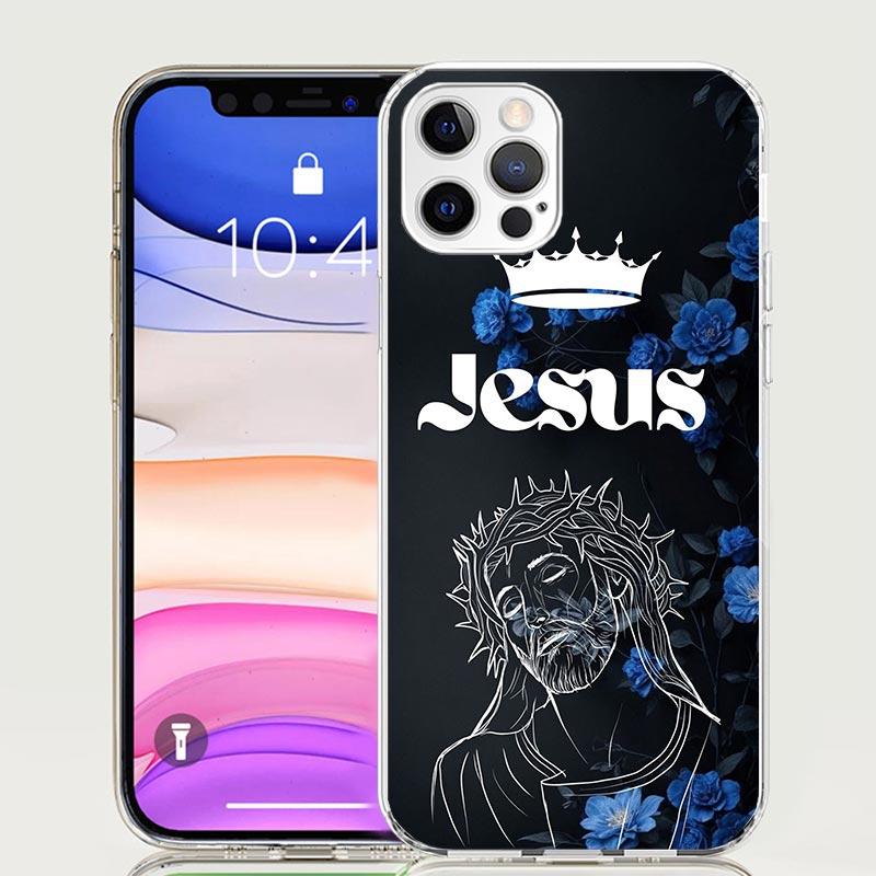 

Jesus Bible Phone Case For iPhone 17 Air 16 15 Plus 11 14 Pro Max 13 Mini 12 7 8 + SE Pattern Art Customized Cover 17 Air 16 15 iPhone 14