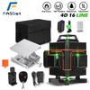 IP54 4D 16 Lines Green Laser Levels 360° Horizontal &Vertical Cross Lines With Auto Self-Leveling Super Powerful