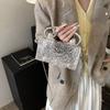Fashion niche acrylic candy color women's box bag 25 spring new ice crack commuter shoulder messenger bag