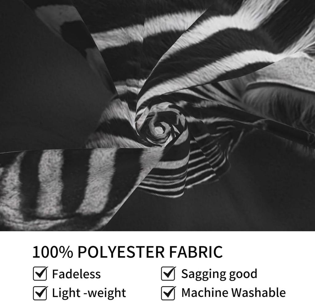 Hanging For Living Room Black & White Zebra Tapestry Modern Wall Art Wall Blanket Aesthetic Tapestrys Indoor Outdoor Tapestries