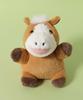 Naito Design Institute's Zodiac Pocha Horse Plush Toy, Brown, 2026, Year of the Horse, New Year's Day, Reiwa 8