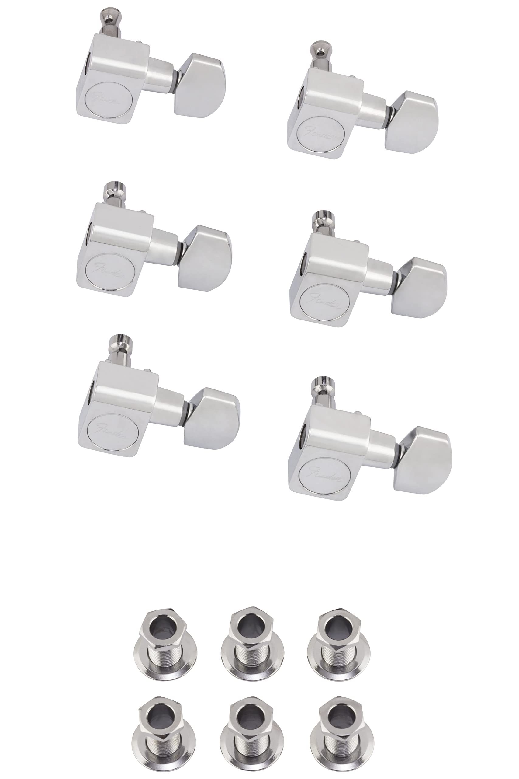 

Fender tuning peg AMERICAN STANDARD STRATOCASTERTELECASTER TUNING MACHINES CHROME