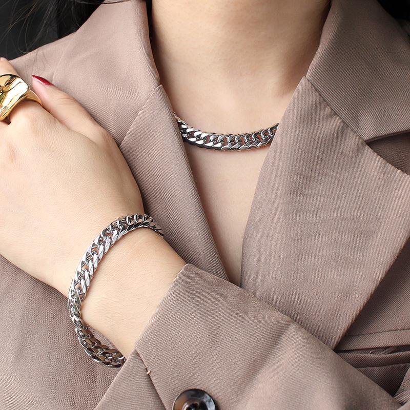 Best Selling 316L Stainless Steel 18K Gold Link Bracelet Cuban Chain Bracelet Non Tarnish Cuban Link Bracelets