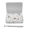 100pcs Nail Art Sponges with Gripper Pen Storage Box DIY Nail Art Sponge Tools Set