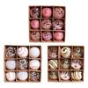 9Pcs/set Plastic Christmas Tree Balls 6cm Christmas Tree Pendant Christmas Decorations