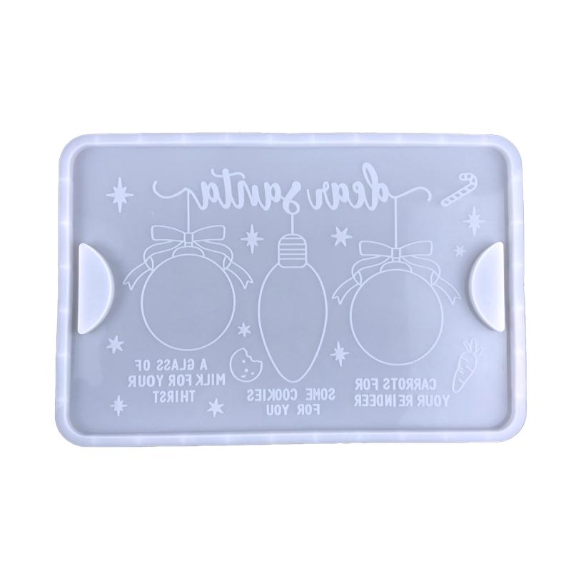 

Silicone Resin Cake Holder Tray Mold Fruit Cup Mold Resin Tray Mold Food Station Serving Tray Mold Diy Coaster Casting