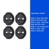 4Pcs Car Silicone Door Lock Buckle Cover Anti-collision For BMW X1 X3 X5 X6 X7 seriesE46 E90 E83 F10 F30 E60 G60 Car Accessories