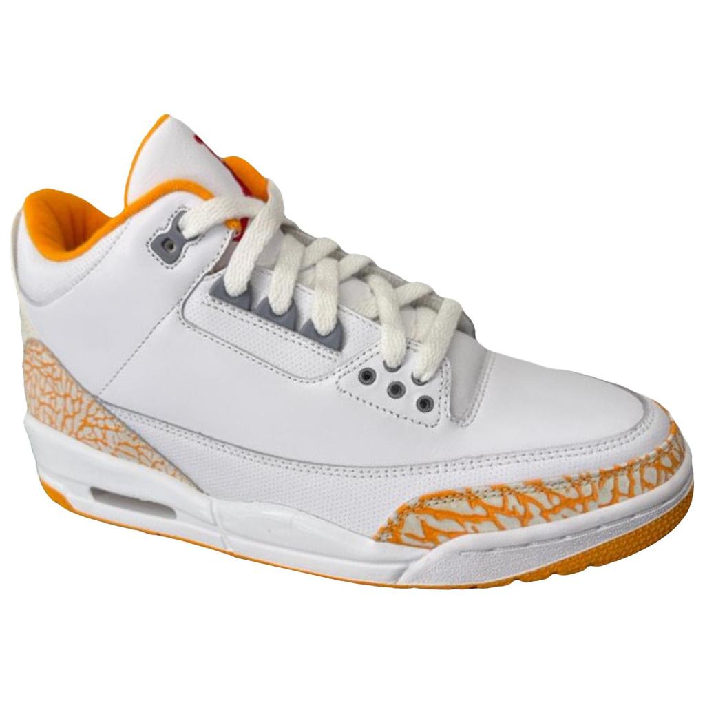 Jordan Air Jordan 3 Vintage Basketball Shoes Women's White Orange CK9246-101