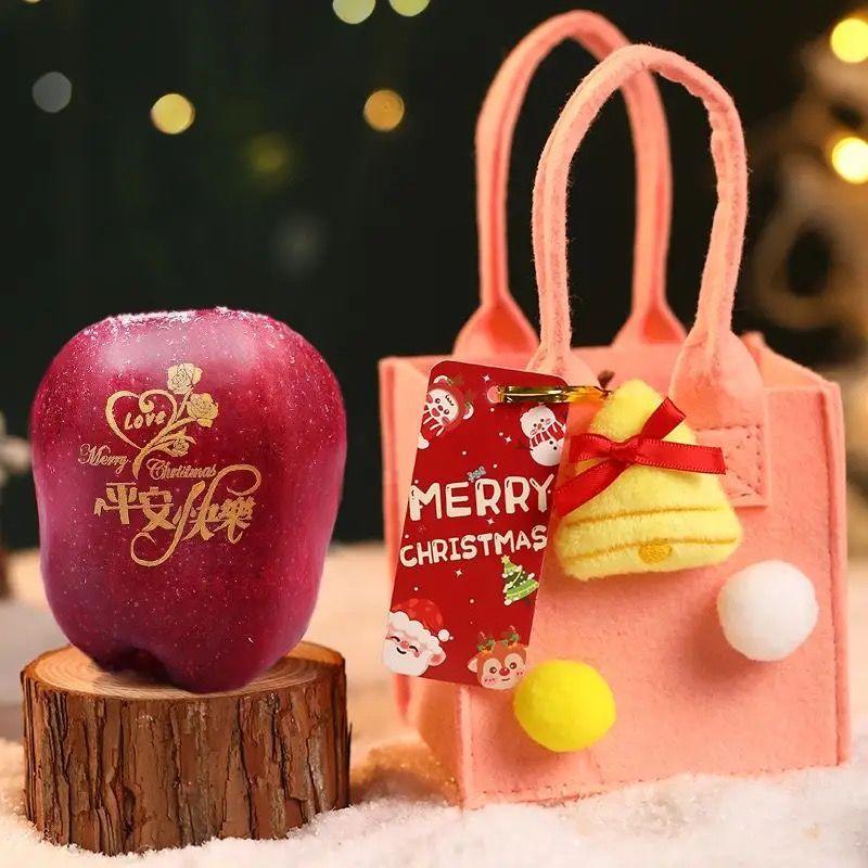 Christmas Apple Christmas Eve Gift Bag Sugar Gift Box Packaging Handbag Creative Gift Small Gift Bag