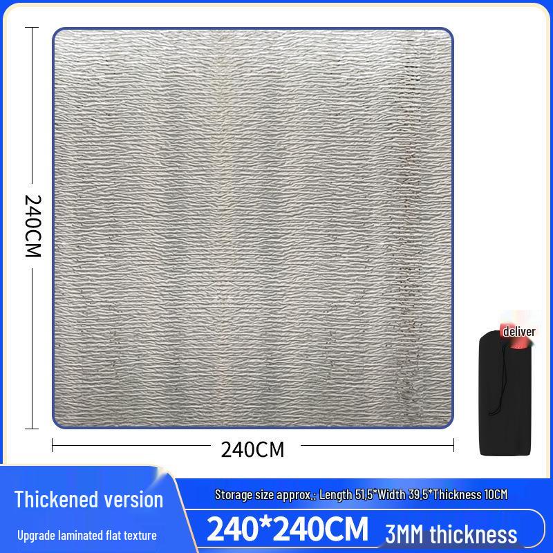 Waterproof Outdoor Camping Mat: Thick, Moisture-Proof, Portable Picnic & Sleeping Pad