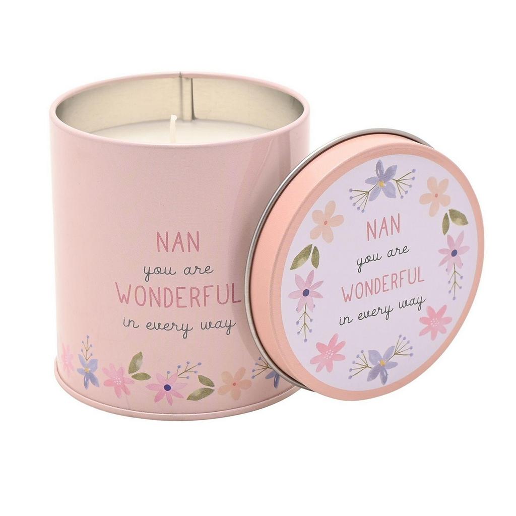 Celebrations Love Life Nan Candle Tin