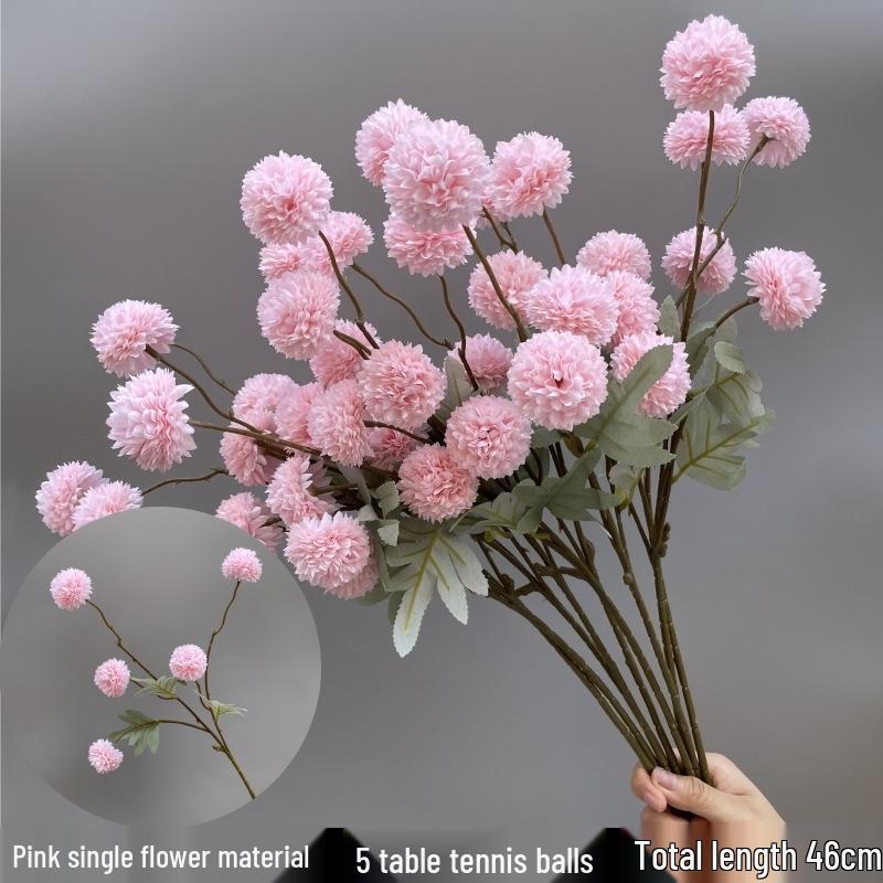Wedding Pink Series Peony and Rose Artificial Flowers for Decorations