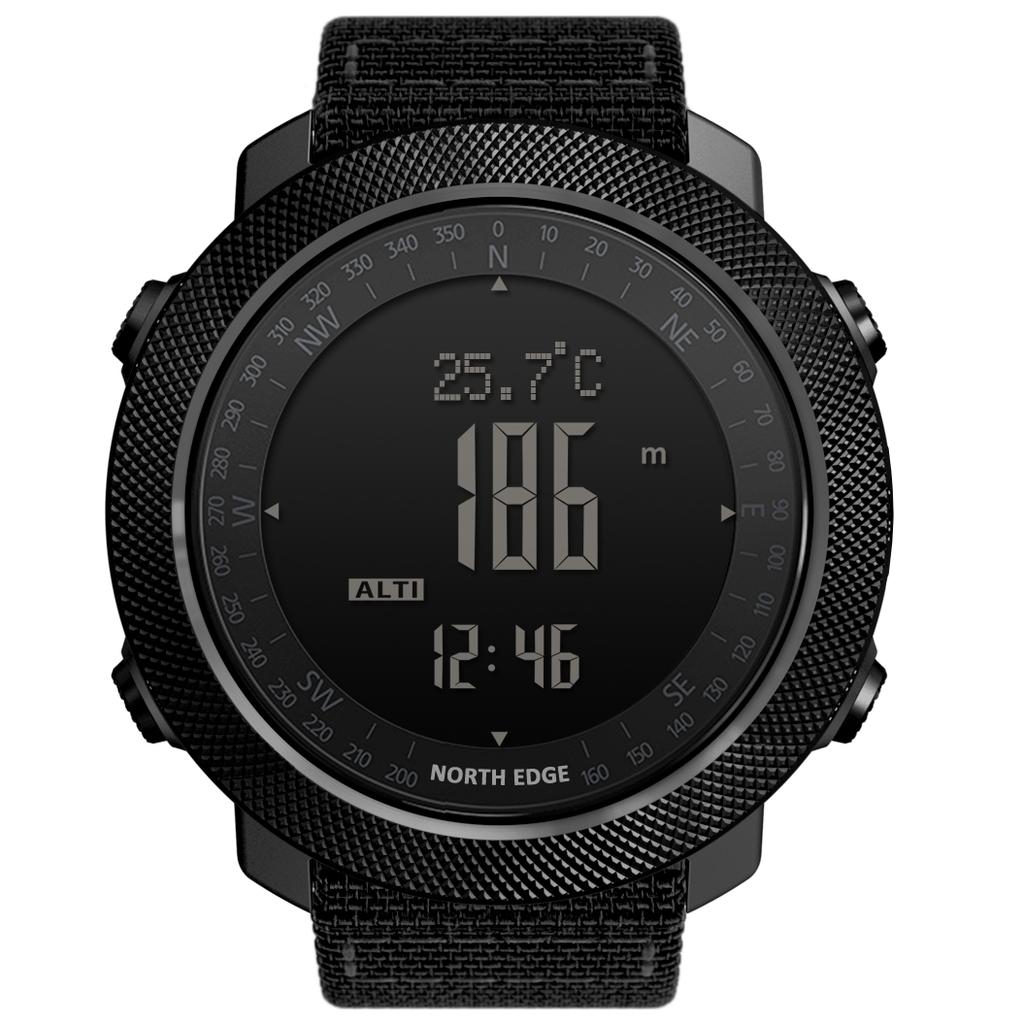 North Edge Smart Watch Men Speedometer Sport Watch Hiking Altimeter Barometer Compass Fitness Tracker Digital Wearable Watch