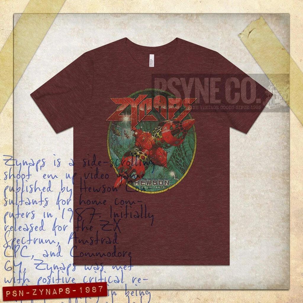 

Zynaps 1987 Vintage Men s T shirt XL