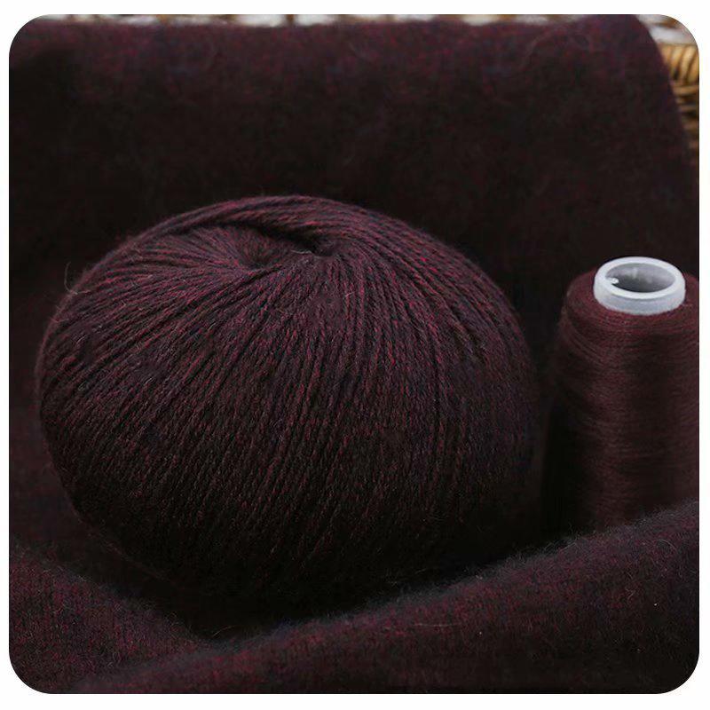 Cashmere Yarn Plush Mohair Knitting Thread Soft Baby Cotton Yarn For Cardigan Scarf Shawl Sweater Crochet DIY Handmade Yarn