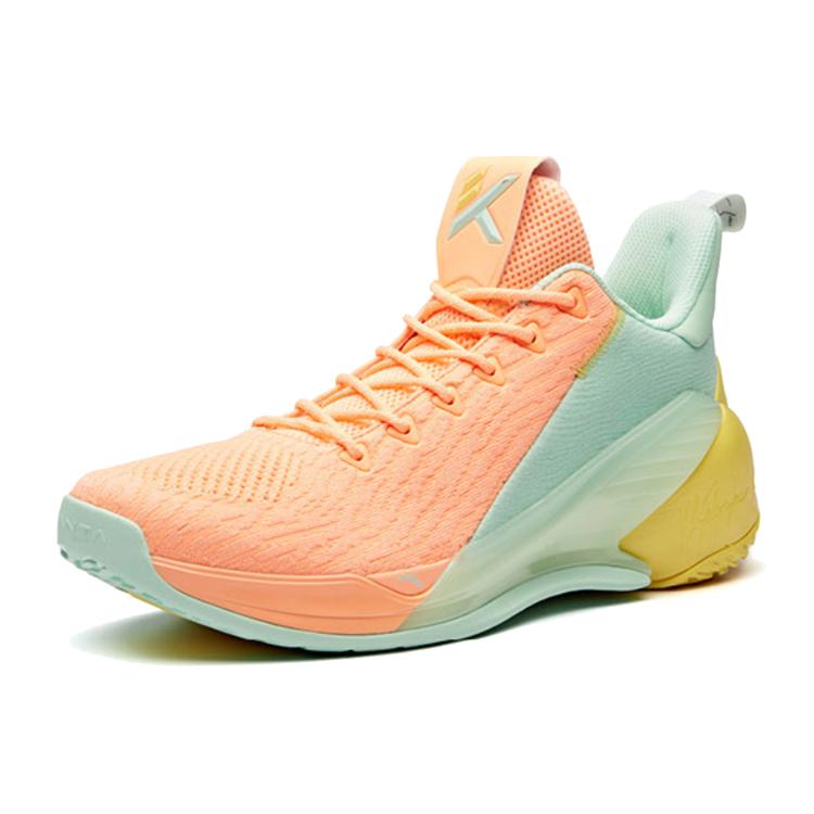 New Anta KT4 Low-Top Basketball Shoes Men's Easter Color Scheme 11921102-5