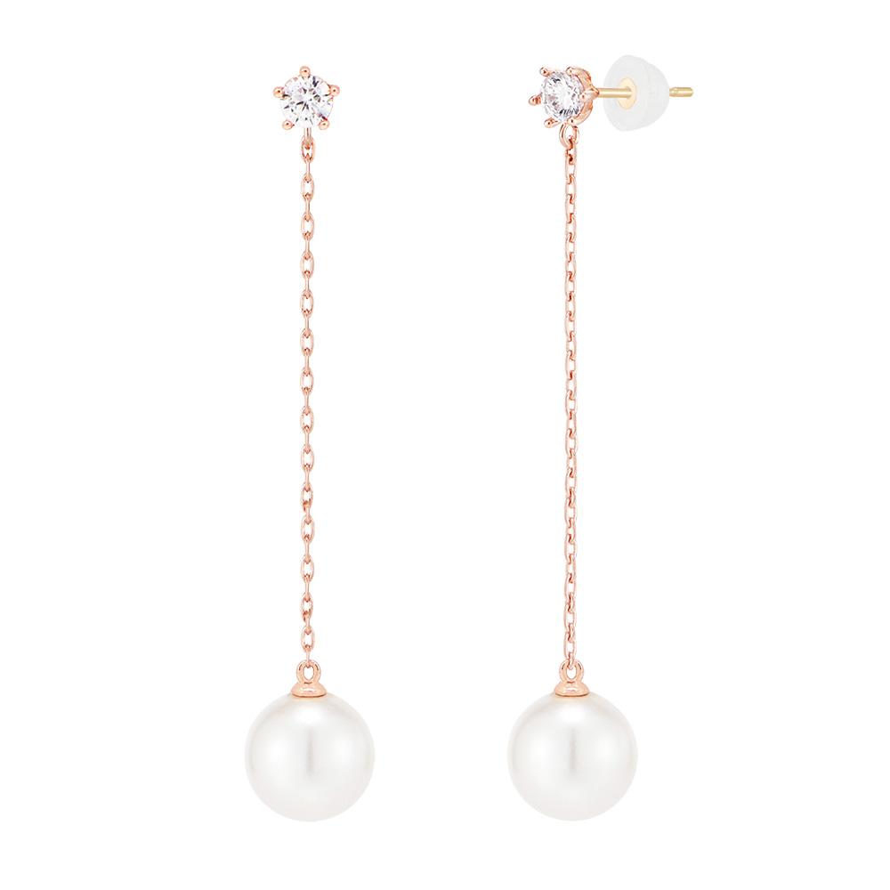 Paul Brial 14K Pearl Bell Earrings Ptge0070
