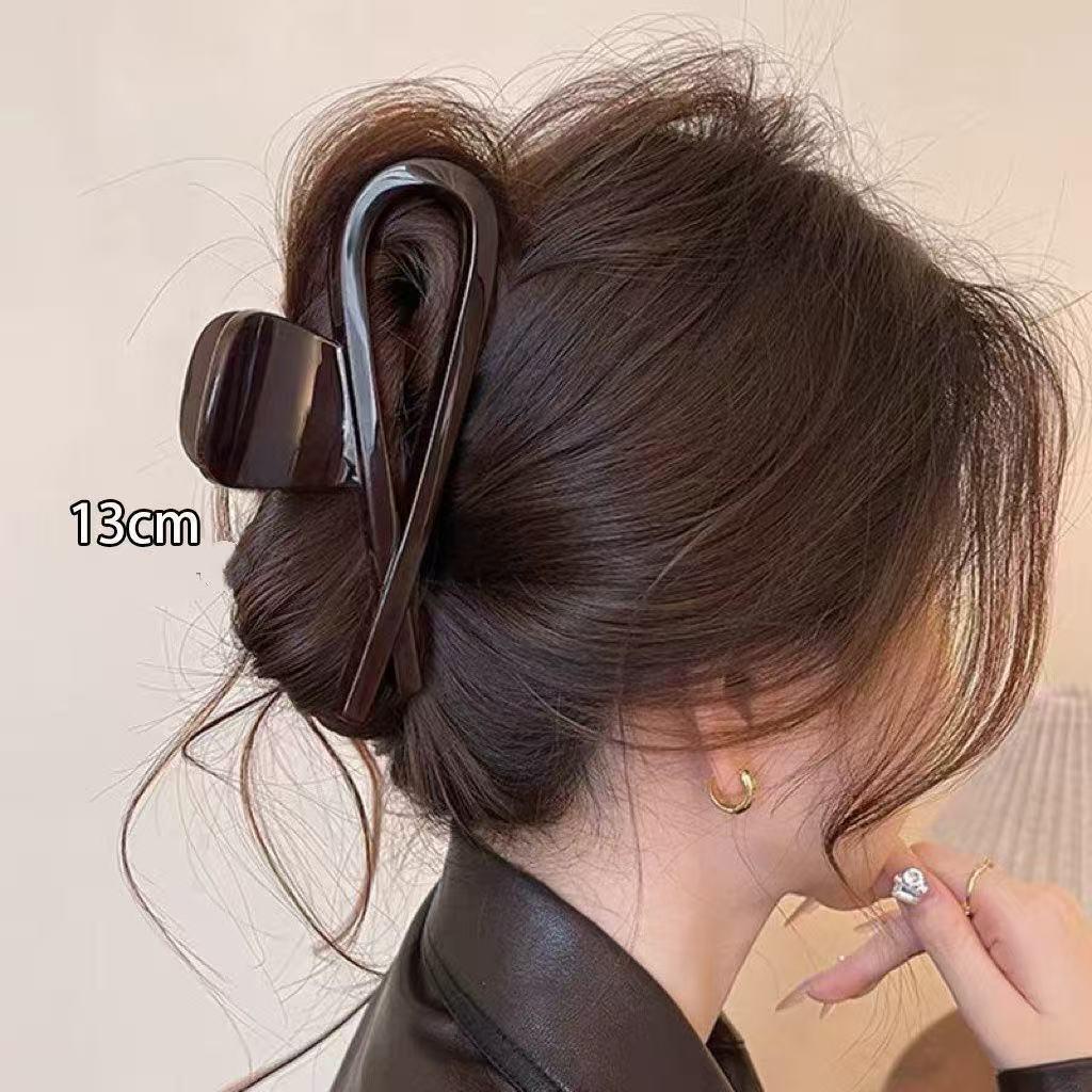 Koreanischer Eleganter Kürbisbogen Polka Dot Haarspange - Groß, Cremige Texturierte Hochsteckfrisur-Accessoire
