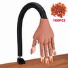 Übungshand für Acrylnägel Verstellbare Flexible Nagel-Übungshände Training Bewegliche Nagel-Maniküre-Hand mit 100 Nagelspitzen
