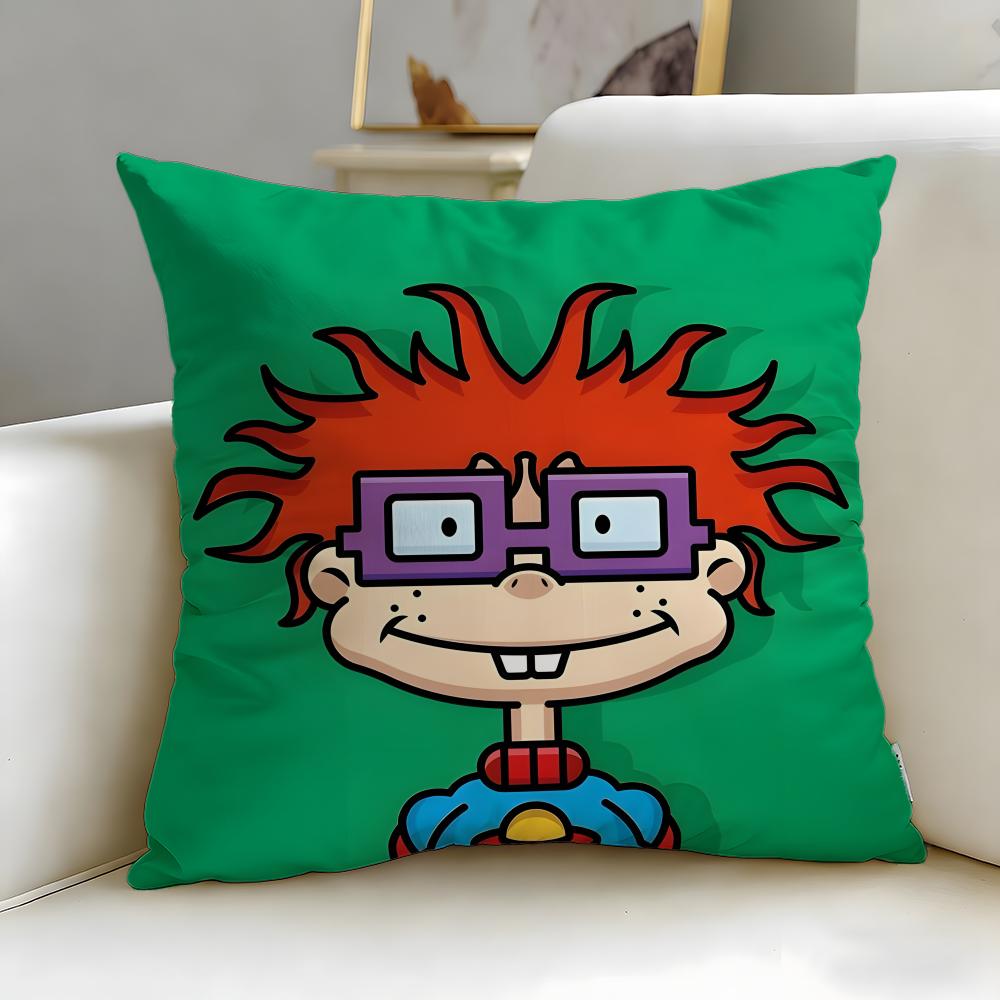 classic cartoon Rugrats Cushion Cover Soft & Easy-Wash Pillow Case – Versatile for Couch, Bed, Travel and Office