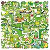 50Pcs Cute Crocodile Cartoon Stickers Kawaii Reptiles Decal Diy Luggage Phone Guitar Cup Scrapbook Waterproof Sticker Kid Toys