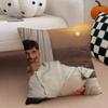SScam  The Harshad Mehta Story Cushion Cover Throw Pillow Cover Hidden Button Durable Polyester Chair Cushion