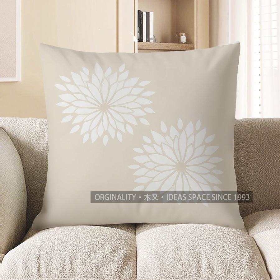 Home Decor Swirling Leaf Pattern Decorative Throw Pillow Pattern Cushion Cover Suitable For Sofa Bedroom Car Pillow Cover