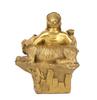 Vietnamesische Kupfer Buddha Figur: Gott des Reichtums und des Wohlstands