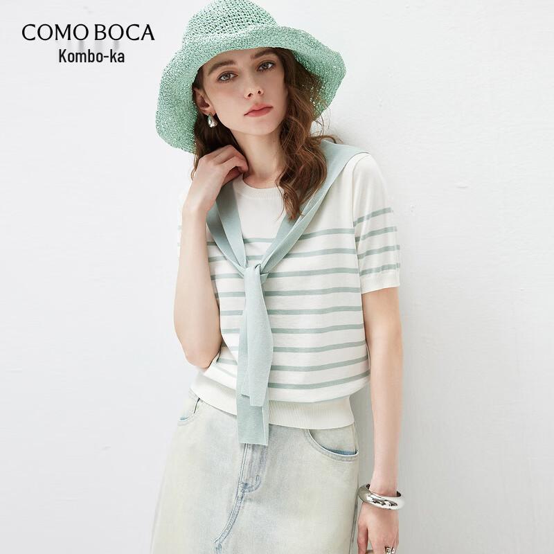 Kemeng Boka Women s Short Sleeve Knit T-shirt M