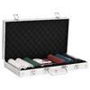 VidaXL Jeu de jetons de poker 300 pcs 4 g, ensemble de jeu de poker, jeu de poker,, jeu de jetons, jeu de blackjack 80415