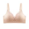 Women Seamless Wireless Push Up Comfortable Gathering Side Collection Thin Cup Bra