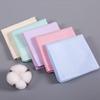 1Pc Hand Towel Female Solid Color Square Handkerchiefs Wedding Party Women's Cotton 40x40CM