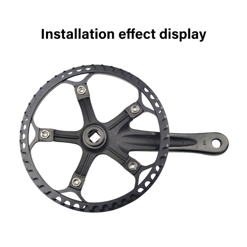 Braço de Pedivela Horizontal Bicicleta Pedivela Direito Esquerdo Braço de Pedivela Bicicleta Generies para Atualizações de Motor Central