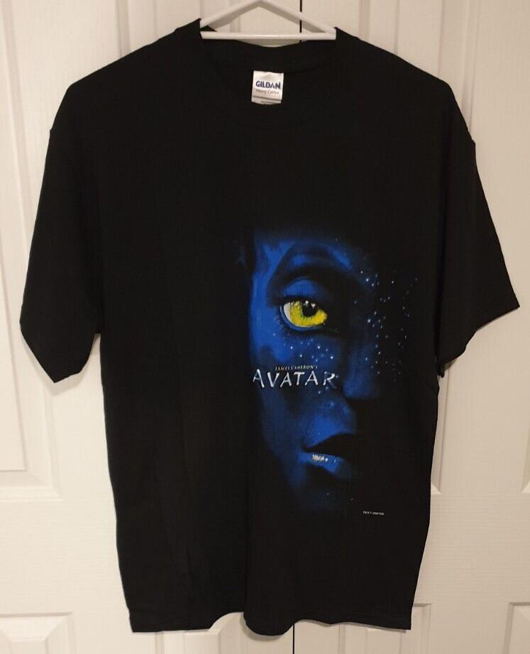 

AVATAR James Cameron’s Official 2009 Movie Poster Print TShirt Black Size Large Unisex T-Shirt S