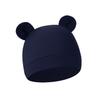 Newborn Baby Solid Color Single Layer Mickey Hat Cute Ear Pullover Cap for Baby Boys Girls
