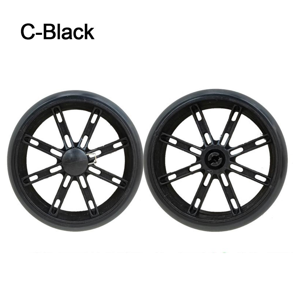 2pcs Rubber Caster Wheelbarrow Replacement Wheel Tire For Hand Truck For Shopping Carts Wagons Mowers Carts Tire And Rims Hub