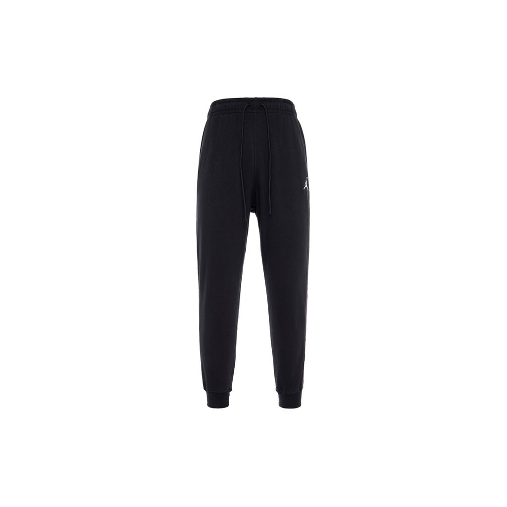 Jordan MVP Solid Color Casual Jogger Knit Pants Men Bottoms Black FN6357-010