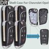 DR Upgrade HU100 Flip Car Remote Key Shell Case For Chevrolet Cruze Opel Vauxhall Astra Corsa Zafira Aveo Sail Orlando Spark