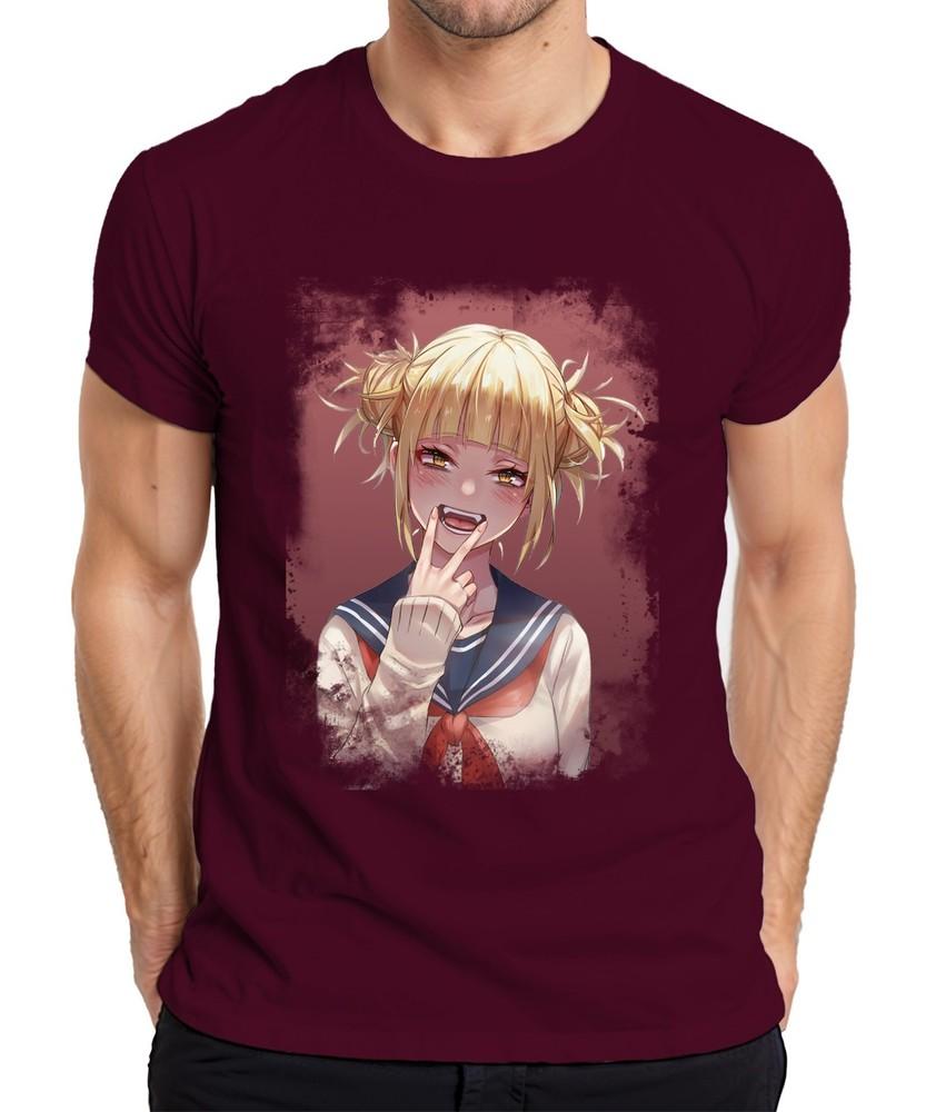 Himiko Toga Schoolgirl Seifuku Yandere Unisexga Portrait Vampire Unisexs TShirt