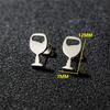 Golden Minimalist Stainless Steel Stud Earrings for Women Circle Hexagon Cross Square Cup Earings Piercing Jewelry Gifts