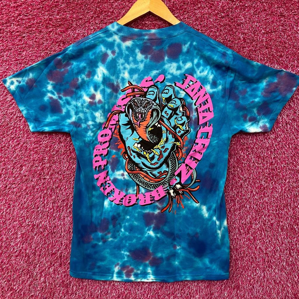 Broken Promises Hand and Cobra Tiedye Tshirt