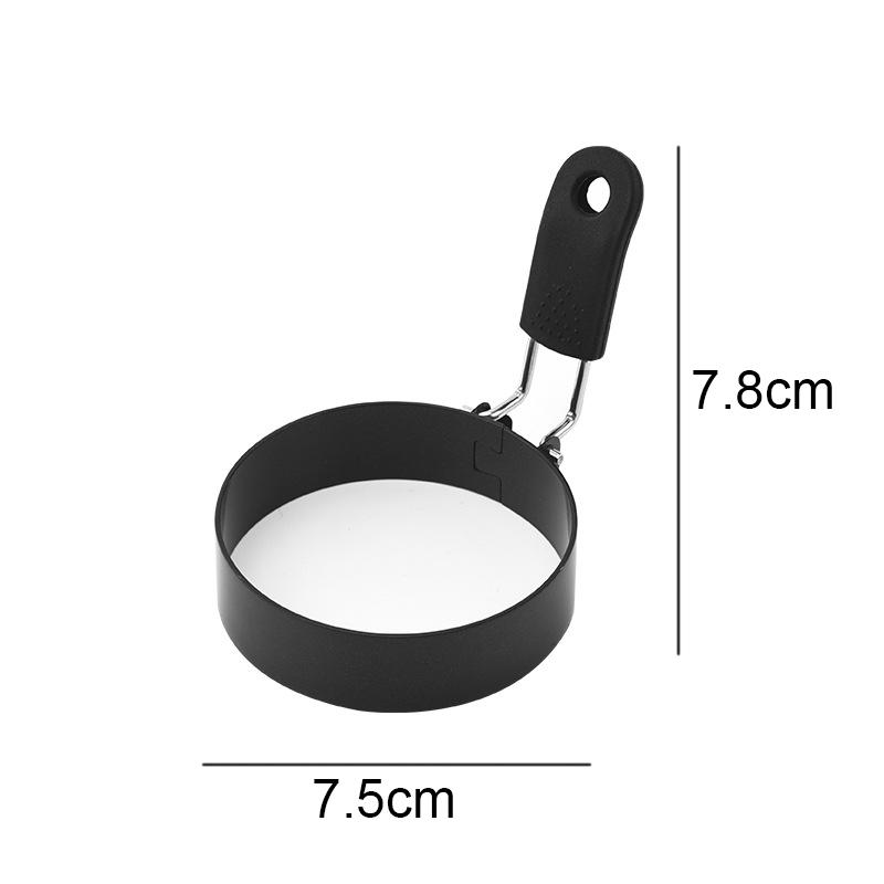 Stainless Steel Pancake Mold Non-stick Round Anti-scalding Egg Fried Ring Egg Molds for Cooking Breakfast Sandwich Tool