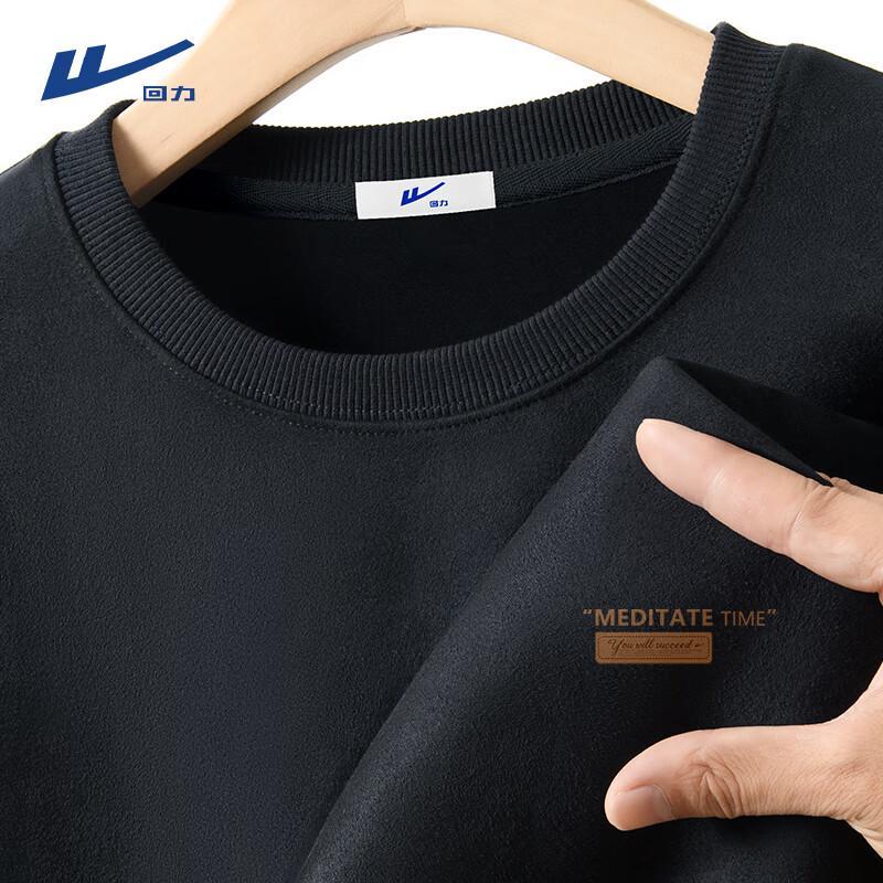Warrior Men s Suede Fleece Loose Fit Sweatshirt L