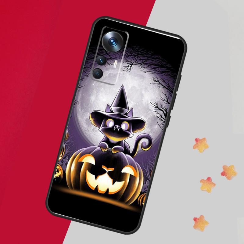 Witch Black Cat Case For Xiaomi 14 13 15 Ultra 11T 12T 13T 14T Pro Cover For POCO X7 Pro X3 X5 X6 F5 F6 F7
