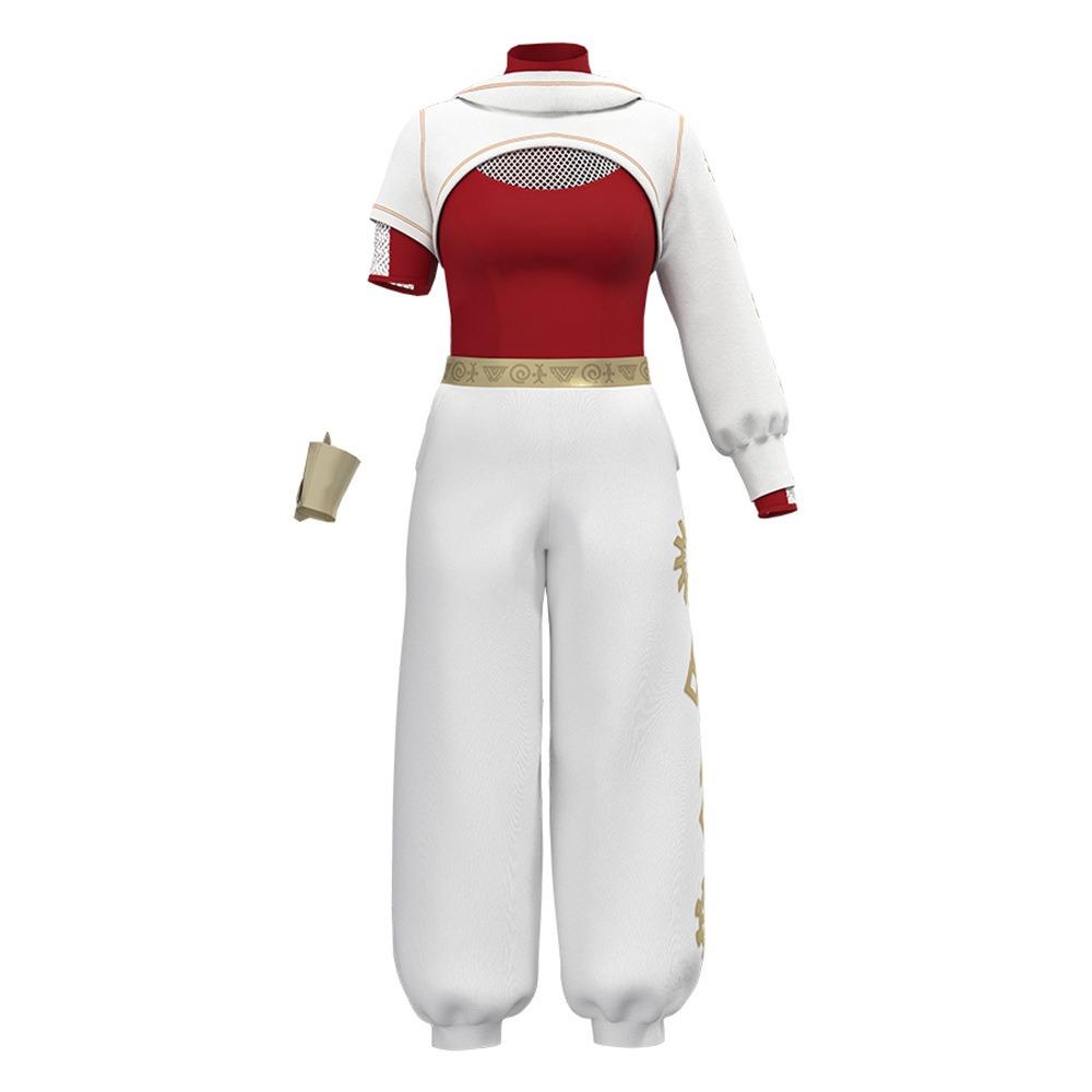 Zombies 4 Victor Nova Costume Cosplay Manteau Gilet Addison Costume Adultes Filles Vampires L'Aube Tenues Halloween Carnaval Fête Costume L red