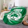 Custom Name Getafe FC Crest Blanket for Couch & Bed, Plush Cozy Fuzzy Blanket Super Soft & Warm Blankets for Fall and Winter. 0908249