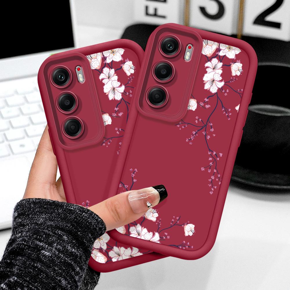 Spring Flowers Phone Case For Infinix Tecno Camon 40 30 20 Pro Pova 7 6 Ultra Neo Spark 30C 20C 10 4G 5G Staircase Soft Cover