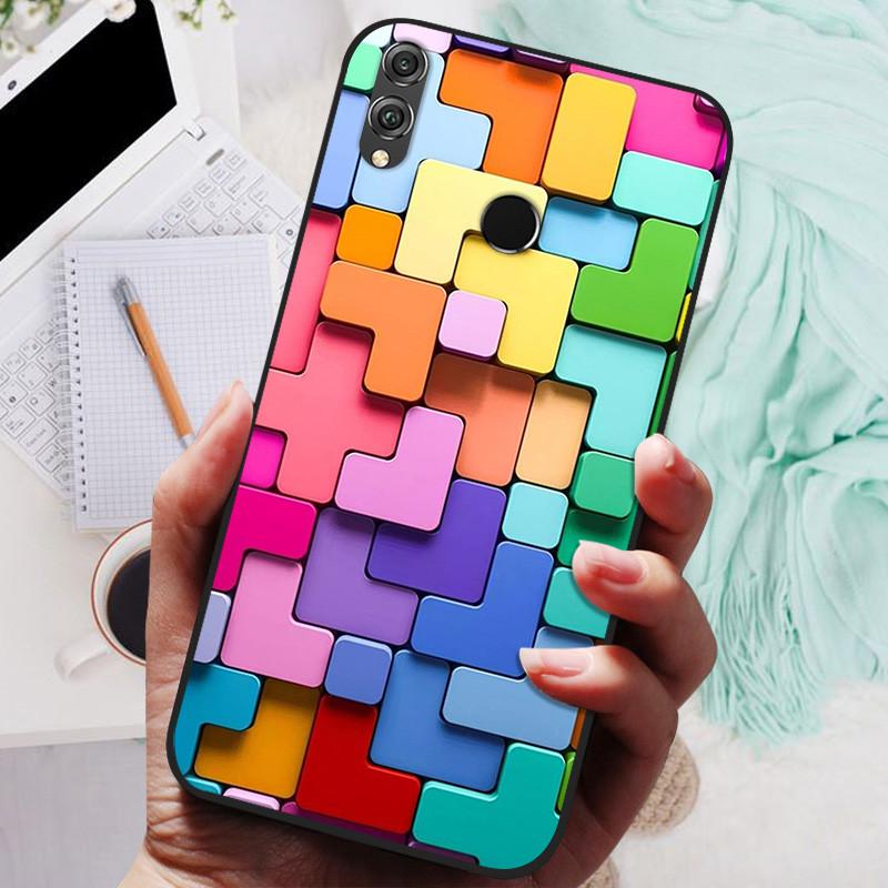 For Huawei honor 8x Case Silicone Luxury Cat Marble Soft Bumper Cover for Huawei honor 8x Max Protective Capas honor8x Max Funda